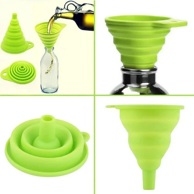 Trichter 1er-Set, klappbar aus Silikon