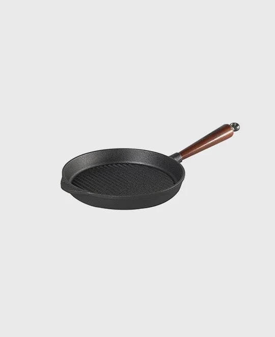 Traditional Cast Iron Grill Pan 22 cm | Skeppshult